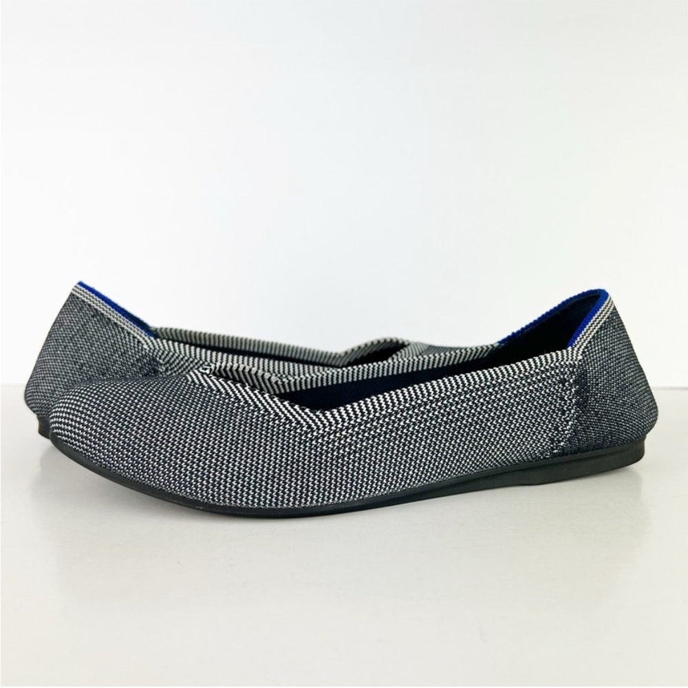 Rothy’s Birdseye Grey Retired Round Toe Shoes Flats